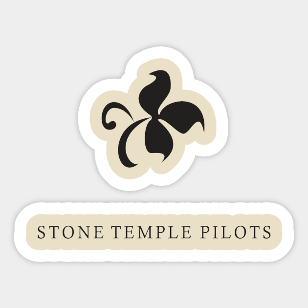 The Temple Pilots Sticker by The Red Bearded Realtor